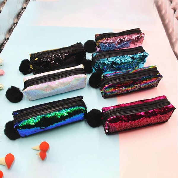sequin pencil case flash magic pen bag school supplies girl handbags sundries cosmetic multi-function bags
sequin pencil case flash magic pen bag school supplies girl handbags sundries cosmetic multi-function bags