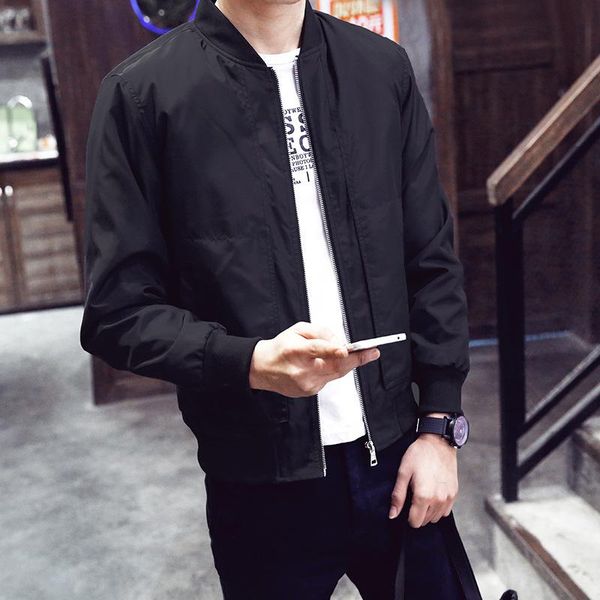 men's jackets 2021 brand jacket spring and autumn thin baseball collar solid color casual, Black;brown
men's jackets 2021 brand jacket spring and autumn thin baseball collar solid color casual, Black;brown