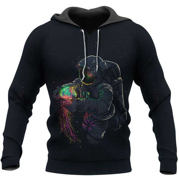 men's hoodies & sweatshirts astronaut sweatshirt fashion 3d fully printed hoodie personalized harajuku casual zip jacket, Black
men's hoodies & sweatshirts astronaut sweatshirt fashion 3d fully printed hoodie personalized harajuku casual zip jacket, Black