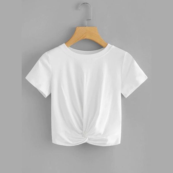 sport women crop short sleeves yoga shirt knotted push up sports breathable spotr wear for gym outfits, White;red
sport women crop short sleeves yoga shirt knotted push up sports breathable spotr wear for gym outfits, White;red