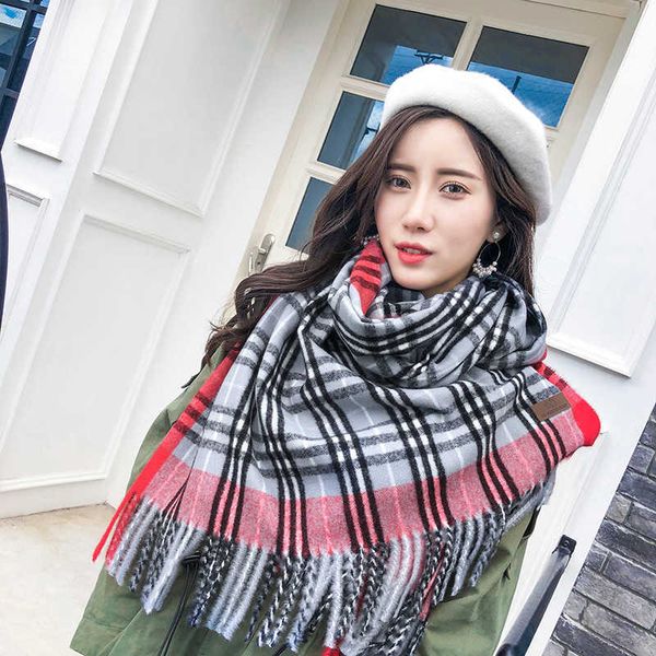 2021 imitation cashmere english plaid scarf temperament leisure versatile tassel warm shawl bib, Blue;gray
2021 imitation cashmere english plaid scarf temperament leisure versatile tassel warm shawl bib, Blue;gray