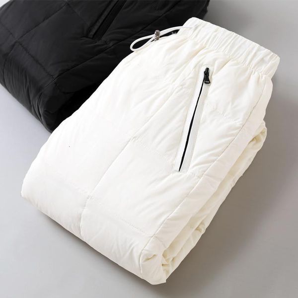 shorts women's wear fashionable high waisted white duck loose casual northeast outdoor down thickened cotton pants winter, White;black
shorts women's wear fashionable high waisted white duck loose casual northeast outdoor down thickened cotton pants winter, White;black