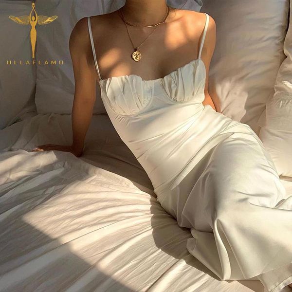 women spaghetti straps lace-up casual long dresshigh waist backless female skinny dress white elegant commuting tight dresses, Black;gray
women spaghetti straps lace-up casual long dresshigh waist backless female skinny dress white elegant commuting tight dresses, Black;gray