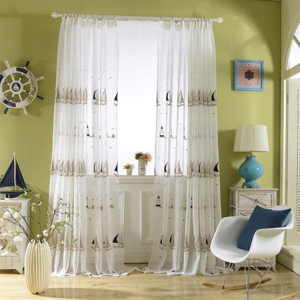 curtain & drapes sailboat embroidery tulle curtains for boys bedroom children living room window treatment white sheer voile
curtain & drapes sailboat embroidery tulle curtains for boys bedroom children living room window treatment white sheer voile