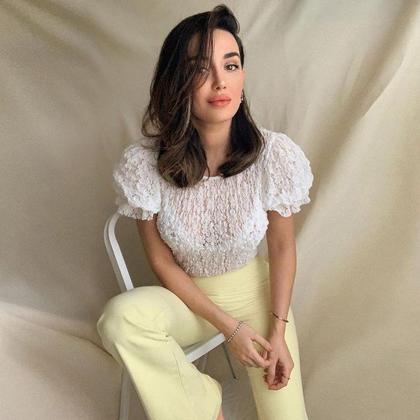 elegant summer women see-through lace fluffy short puff sleeve o neck hook flower hollow out crop shirts blouse women's blouses &, White
elegant summer women see-through lace fluffy short puff sleeve o neck hook flower hollow out crop shirts blouse women's blouses &, White