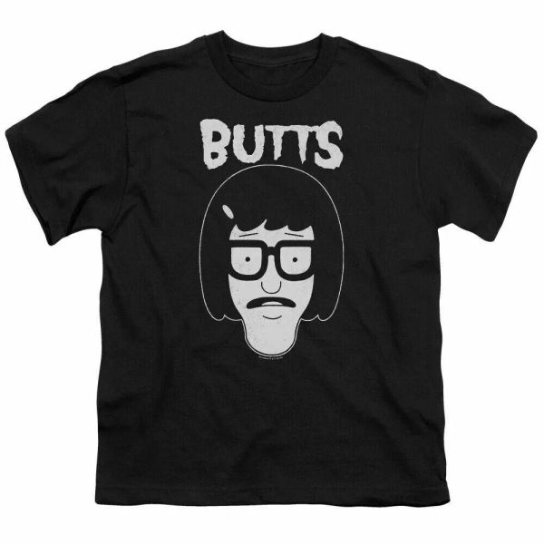 Bobs Burgers Butt Friend Kids Youth T Shirt Licensed Tina Cartoon Tee Black, White;black
Bobs Burgers Butt Friend Kids Youth T Shirt Licensed Tina Cartoon Tee Black, White;black