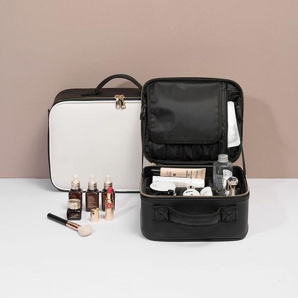 professional make up case cosmetic bag women's fashion beauty pu leather travel handbag toiletry bags & cases
professional make up case cosmetic bag women's fashion beauty pu leather travel handbag toiletry bags & cases