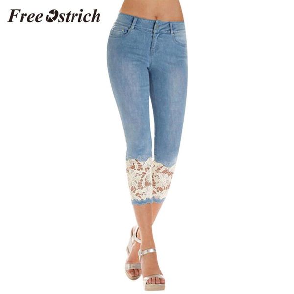 women's jeans ostrich clothes women denim lace skinny zipper pencil pants stretch trousers mid waisted calf length, Blue
women's jeans ostrich clothes women denim lace skinny zipper pencil pants stretch trousers mid waisted calf length, Blue