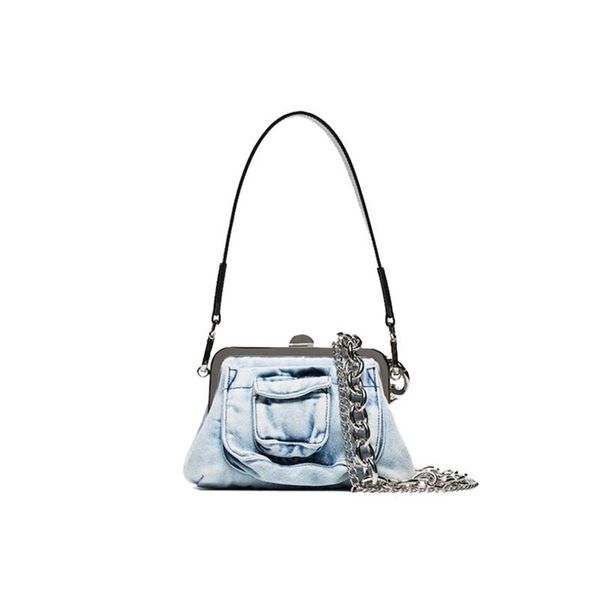 evening bags fashion washed denim blue underarm bag female muliti chain summer cool retro shoulder
evening bags fashion washed denim blue underarm bag female muliti chain summer cool retro shoulder