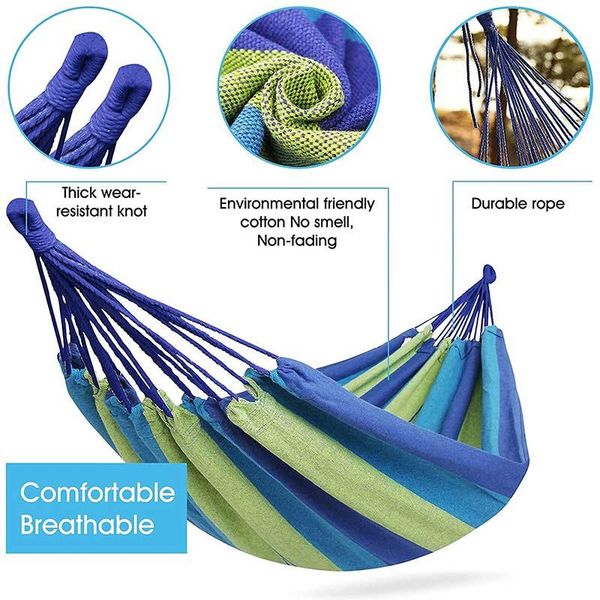 shade portable hammock double people outdoor garden sports home travel camping swing stripe canvas hang bed
shade portable hammock double people outdoor garden sports home travel camping swing stripe canvas hang bed