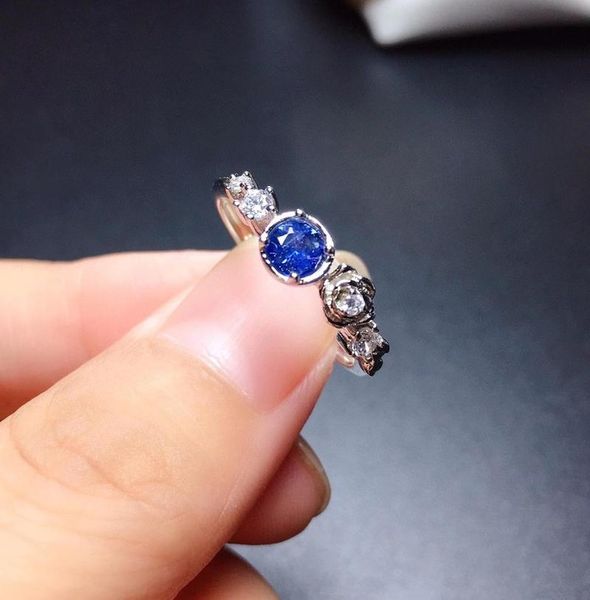 high pure real and natural sapphire rings 925 sterling silver fine jewelry cluster, Golden;silver
high pure real and natural sapphire rings 925 sterling silver fine jewelry cluster, Golden;silver