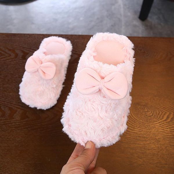 slipper children' cotton slippers 2021 winter girls cute bow-knot warm home shoes indoor toes-capped hairy fashion sweet chic, Black;grey
slipper children' cotton slippers 2021 winter girls cute bow-knot warm home shoes indoor toes-capped hairy fashion sweet chic, Black;grey