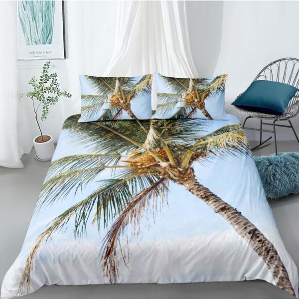 bedding sets plant duvet cover 3d coconut tree comforter cases pillow full double single twin king size 160*220cm beddings
bedding sets plant duvet cover 3d coconut tree comforter cases pillow full double single twin king size 160*220cm beddings