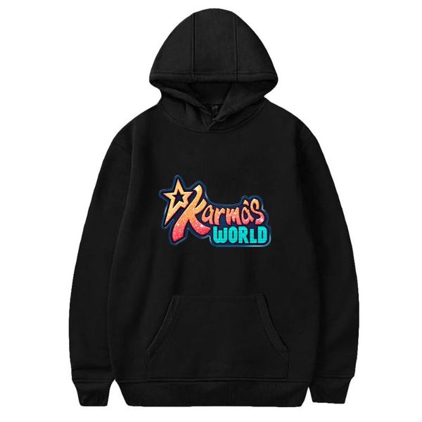 men's hoodies & sweatshirts karma's world hoodie pullover women tracksuit harajuku fashion streetwear 2021 american kids' tv, Black
men's hoodies & sweatshirts karma's world hoodie pullover women tracksuit harajuku fashion streetwear 2021 american kids' tv, Black