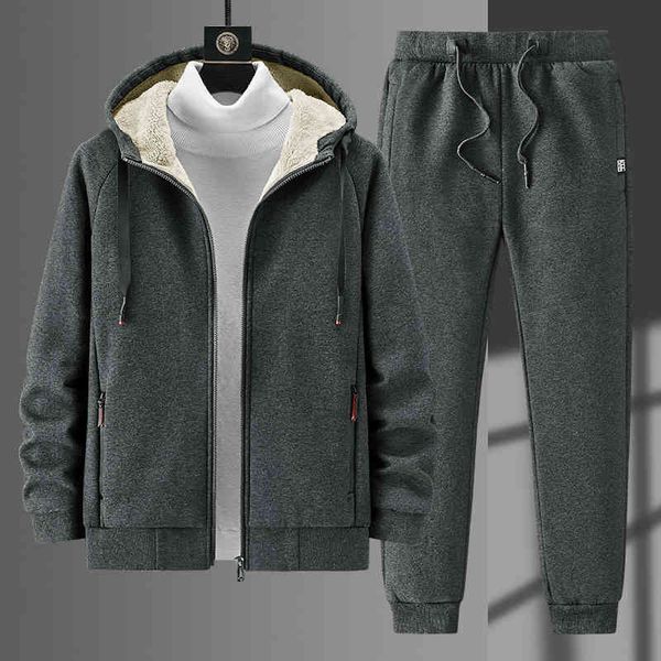 men's thick wool 2-piece set, large hoodie, warm et + trousers, sportswear, casual sweat wicking cloth 8xl, Gray
men's thick wool 2-piece set, large hoodie, warm et + trousers, sportswear, casual sweat wicking cloth 8xl, Gray