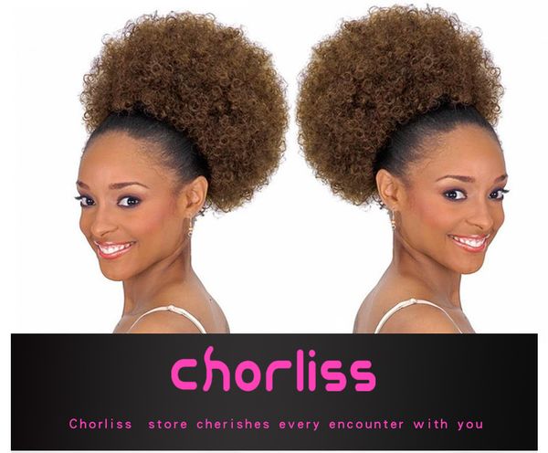 10 inch wig with fluffy bracts and curly balls, Black