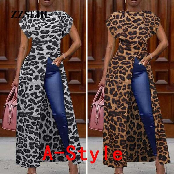 women's blouses & shirts leopard blouse women tunic 2021 summer vintage long office holiday split hem party plus size blusa, White
women's blouses & shirts leopard blouse women tunic 2021 summer vintage long office holiday split hem party plus size blusa, White