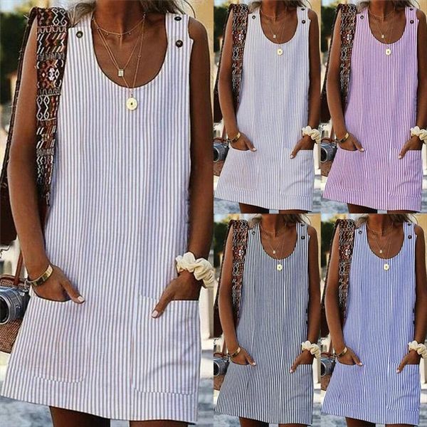 casual striped summer cotton and womens dress linen mini sleeveless strap sundress straight with pockets, Black;gray
casual striped summer cotton and womens dress linen mini sleeveless strap sundress straight with pockets, Black;gray