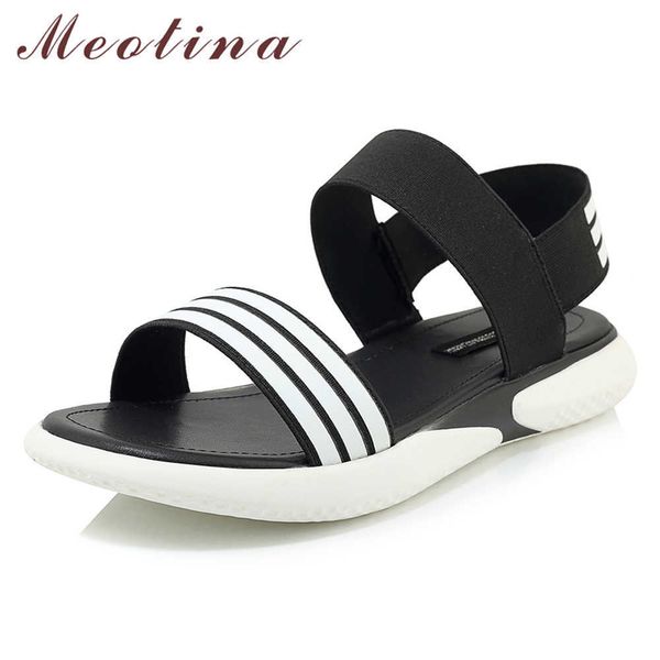 meotina summer sandals women shoes stretch mixed colors flat shoes soft elastic band open toe sandals female pink size 33-39 210608, Black
meotina summer sandals women shoes stretch mixed colors flat shoes soft elastic band open toe sandals female pink size 33-39 210608, Black