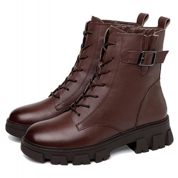 boots women girl british style woman genuine leather high heels shoes fashion comfortable casual work n0231, Black
boots women girl british style woman genuine leather high heels shoes fashion comfortable casual work n0231, Black