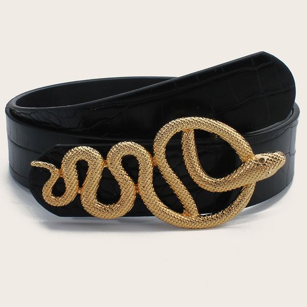 2021 new pu snake creative belt women's simple needle buckle trouser leather goods, Black;brown
2021 new pu snake creative belt women's simple needle buckle trouser leather goods, Black;brown