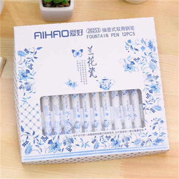like stationery 20253 orchid porcelain student pen ink extraction / change bag dual purpose fine calligraphy