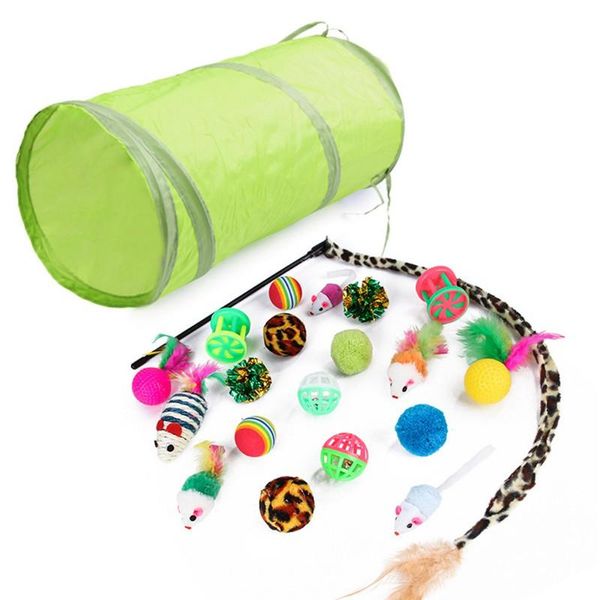 cat toys 21 pcs-set pet funny folding channel tubes for kitten indoor interactive stick mouse supplies ^
cat toys 21 pcs-set pet funny folding channel tubes for kitten indoor interactive stick mouse supplies ^