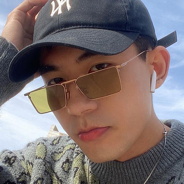 sunglasses narrow frame retro sun glasses ultra small square metal fashion men and women olive green black lens, White;black
sunglasses narrow frame retro sun glasses ultra small square metal fashion men and women olive green black lens, White;black