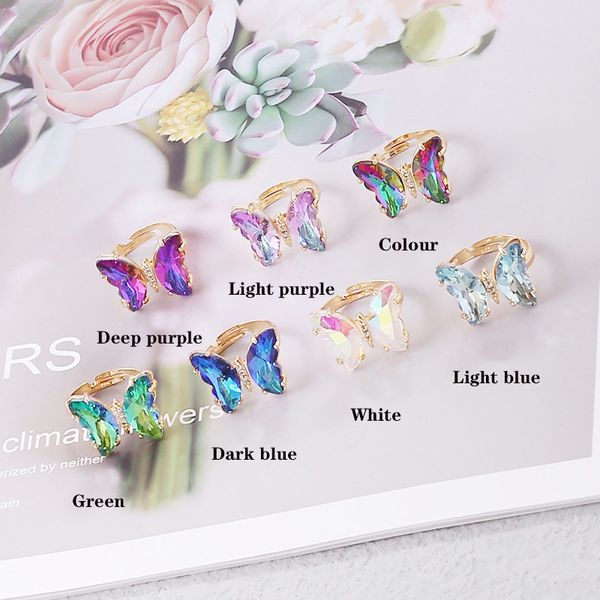 butterfly purple sweet romantic ring female jewelry girl wedding gift fashion popular temperament rings, Golden;silver
butterfly purple sweet romantic ring female jewelry girl wedding gift fashion popular temperament rings, Golden;silver