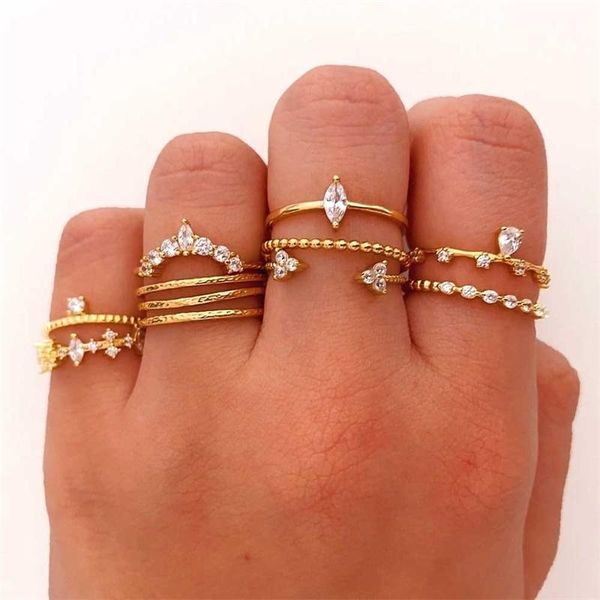 wedding rings ifmia fashion ring crystal gold color for women 2021 trendy knuckle 11pcs/set anillos female finger jewelry gifts, Slivery;golden
wedding rings ifmia fashion ring crystal gold color for women 2021 trendy knuckle 11pcs/set anillos female finger jewelry gifts, Slivery;golden