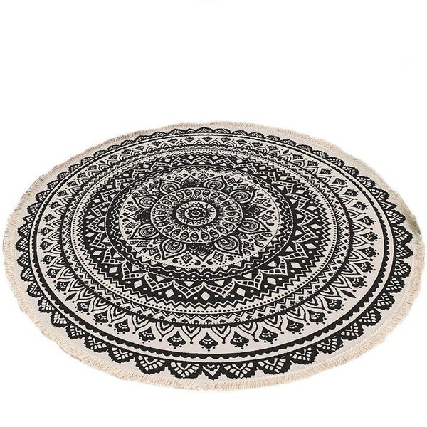 carpets retro round carpet hand woven bohemian cotton linen rugs for living room bedroom geometric bedside floor mat home decor
carpets retro round carpet hand woven bohemian cotton linen rugs for living room bedroom geometric bedside floor mat home decor