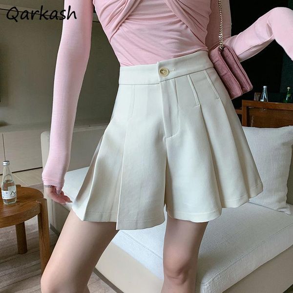 women's shorts women summer folds pure color design empire all-match loose leisure fashion harajuku ladies simple daily elegant, White;black
women's shorts women summer folds pure color design empire all-match loose leisure fashion harajuku ladies simple daily elegant, White;black