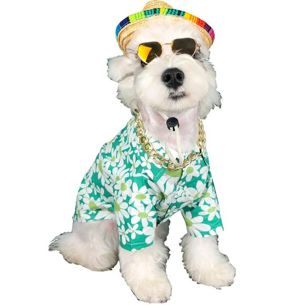 dog apparel pet soft breathable daisy pattern shirt puppy clothes summer floral front button closure for small medium-sized dogs
dog apparel pet soft breathable daisy pattern shirt puppy clothes summer floral front button closure for small medium-sized dogs