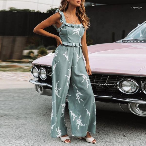 women's jumpsuits & rompers women's fashion women print ruffled ladies casual sleeveless playsuit long jumpsuit overalls romper ju, Black;white
women's jumpsuits & rompers women's fashion women print ruffled ladies casual sleeveless playsuit long jumpsuit overalls romper ju, Black;white