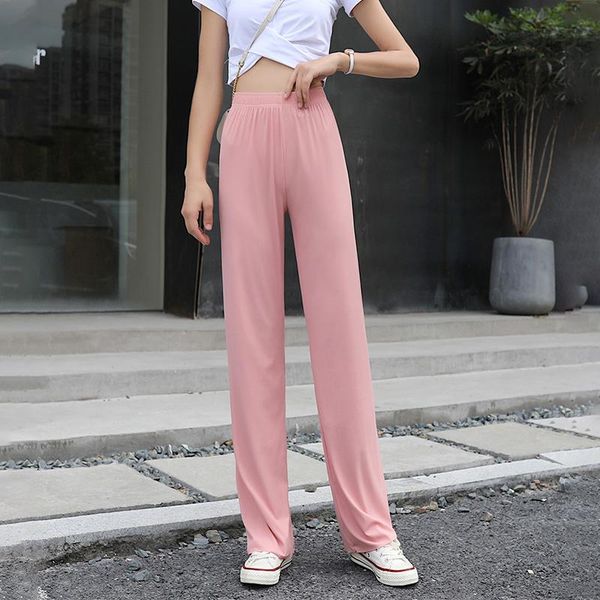 women's pants & capris slacks women loose summer soft ice silk ankle length solid wide leg pink grey high waisted trousers 2021, Black;white
women's pants & capris slacks women loose summer soft ice silk ankle length solid wide leg pink grey high waisted trousers 2021, Black;white