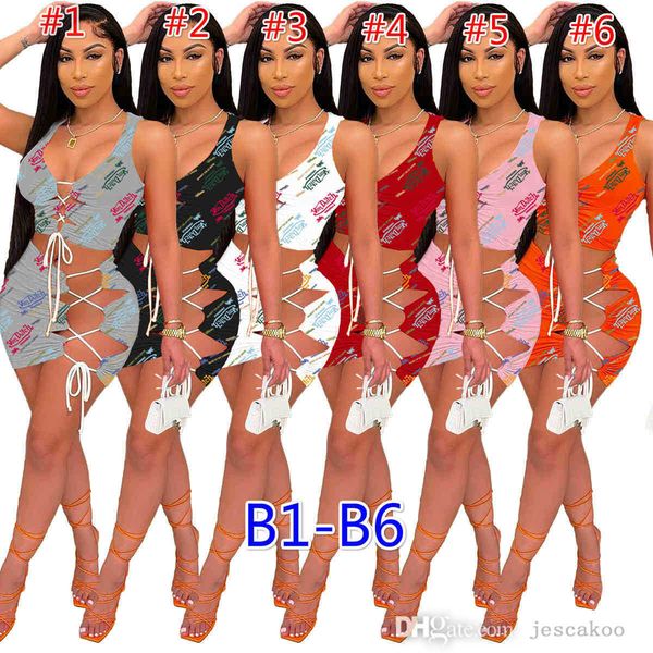 women two piece dress set summer beach clothing print letter sleeveless skirts night club wear crop mini skirt suits, White
women two piece dress set summer beach clothing print letter sleeveless skirts night club wear crop mini skirt suits, White