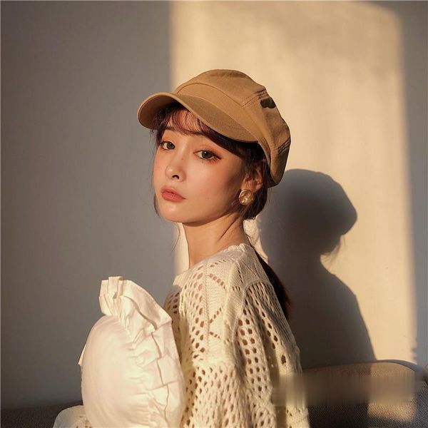 berets for women spring summer sun hat net red beret female navy fashionable casual octagonal retro hats peaked cap, Blue;gray
berets for women spring summer sun hat net red beret female navy fashionable casual octagonal retro hats peaked cap, Blue;gray