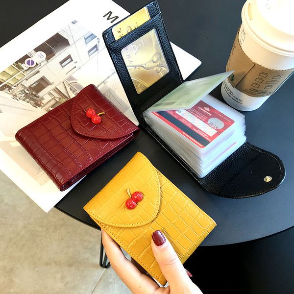 wallet card bag women's small, ultra-thin, exquisite, high-grade, multi position, large capacity cover, clip anti degaussing, korea cut, Red;black
wallet card bag women's small, ultra-thin, exquisite, high-grade, multi position, large capacity cover, clip anti degaussing, korea cut, Red;black