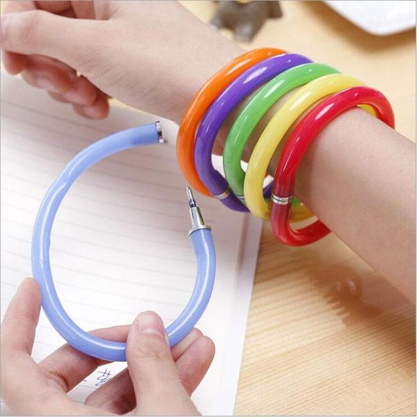 ballpoint pens 3pcs/lot korea creative fashion bracelet plastic kawaii ball pen stationery gifts/school supplies g169, Blue;orange
ballpoint pens 3pcs/lot korea creative fashion bracelet plastic kawaii ball pen stationery gifts/school supplies g169, Blue;orange