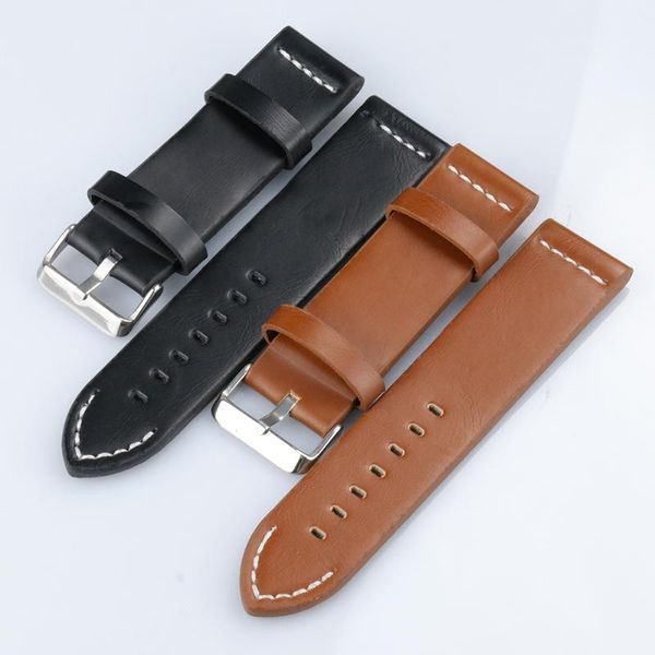 watch bands band black 24mm brown for men genuine leather with silver buckle strap accessories simple thick replacement, Black;brown
watch bands band black 24mm brown for men genuine leather with silver buckle strap accessories simple thick replacement, Black;brown