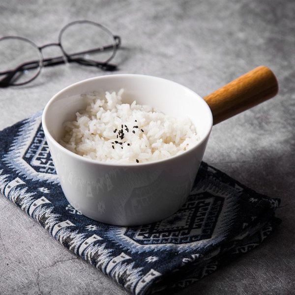 ceramic tableware bowl, soup bowl with wooden handle, noodle table decoration simple personality bowls
ceramic tableware bowl, soup bowl with wooden handle, noodle table decoration simple personality bowls