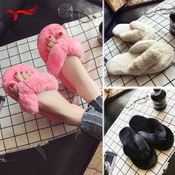 slippers plush flip- flops women 's winter home warmth non-slip comfortable house flip indoor cotton platform shoes fur, Black
slippers plush flip- flops women 's winter home warmth non-slip comfortable house flip indoor cotton platform shoes fur, Black