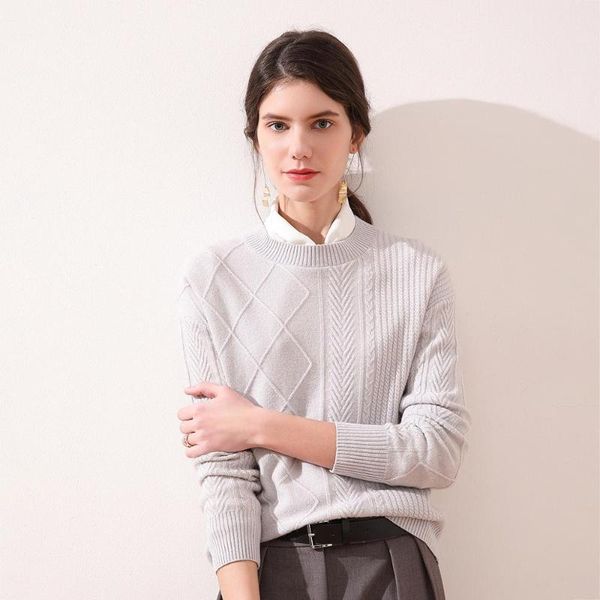 masigoch 100% merino wool crew neck classical woman sweater fashion warm winter cable knit pullovers women's sweaters, White;black
masigoch 100% merino wool crew neck classical woman sweater fashion warm winter cable knit pullovers women's sweaters, White;black