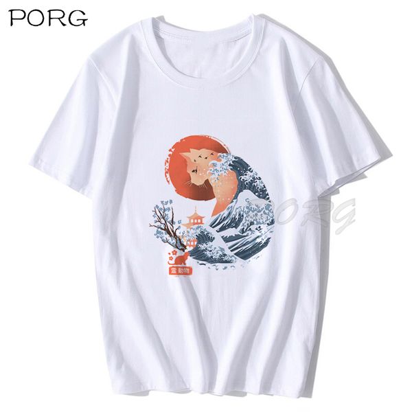 spirit animal cat & sunset wave harajuku men clothing droshipping white t shirt japanese style clothes harajuku men t-shirts, White;black
spirit animal cat & sunset wave harajuku men clothing droshipping white t shirt japanese style clothes harajuku men t-shirts, White;black