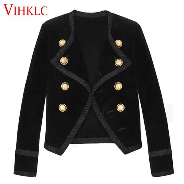 women's suits & blazers runway women notched collar short jacket coat 2021 autumn winter double breasted suit female velvet black slim, White;black
women's suits & blazers runway women notched collar short jacket coat 2021 autumn winter double breasted suit female velvet black slim, White;black