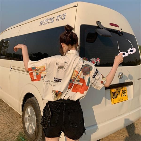 casual loose basiv sale women shirts all match halter simple colllege wind summer arrival female top, White
casual loose basiv sale women shirts all match halter simple colllege wind summer arrival female top, White