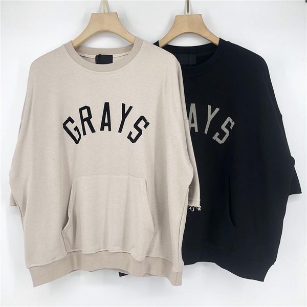 men's hoodies & sweatshirts 2021 short sleeve men women oversize 7th collection grays crewneck, Black
men's hoodies & sweatshirts 2021 short sleeve men women oversize 7th collection grays crewneck, Black