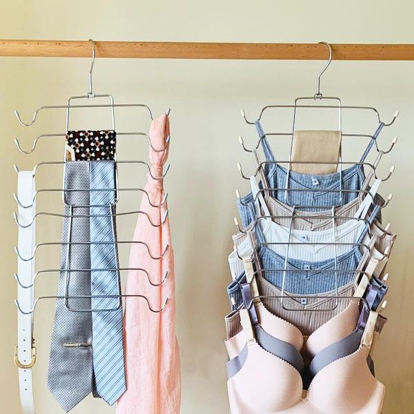 hangers & racks stainless steel multi-layer bra vest camisole hanger foldable clothing rack underwear clothes organizer scarf ties bags hold
hangers & racks stainless steel multi-layer bra vest camisole hanger foldable clothing rack underwear clothes organizer scarf ties bags hold