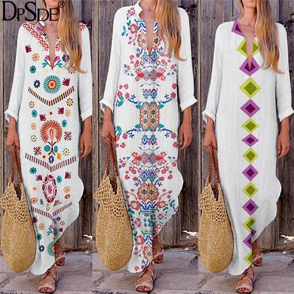 casual dresses summer women 2021 tribal peoples style long sleeve deep v printed floor-length, Black;gray
casual dresses summer women 2021 tribal peoples style long sleeve deep v printed floor-length, Black;gray