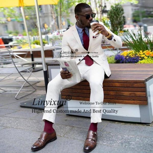 men's suits & blazers casual ivory mens slim fit formal business 2 piece sets fashion wedding groom blazer terno masculino (jackets+pan, White;black
men's suits & blazers casual ivory mens slim fit formal business 2 piece sets fashion wedding groom blazer terno masculino (jackets+pan, White;black